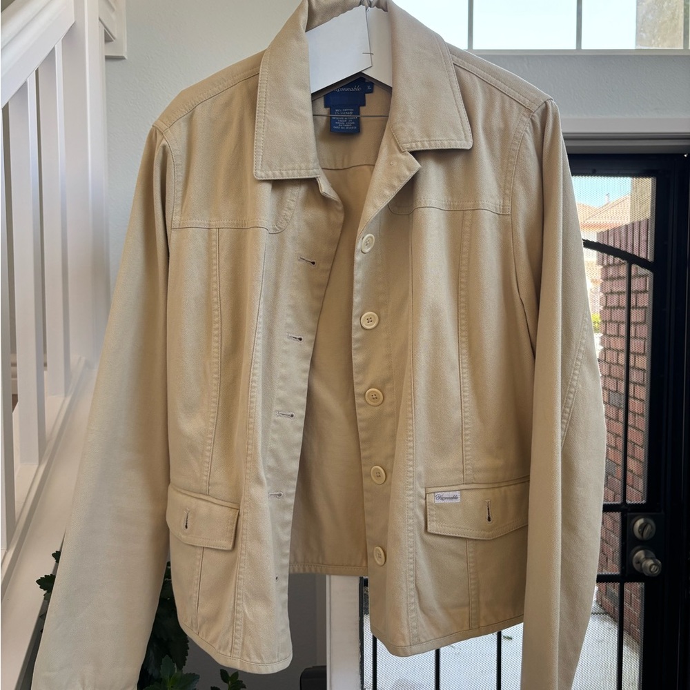 Faconnable Beige Women's Lightweight Jacket